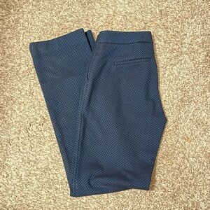 Express Blue Textured Women's Pants